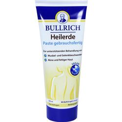 Eine Tube Heilerde-Paste für Haut und Muskeln, 200 ml, vegan.